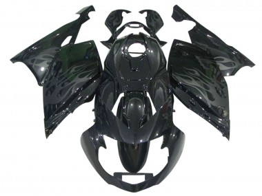 Venta Carenados Moto BMW K1200S 2005-2010 - Negro Brillante Gris Llama