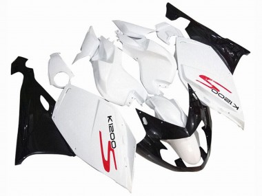 Venta Carenados Moto BMW K1200S 2005-2010 - Blanco Negro Brillante