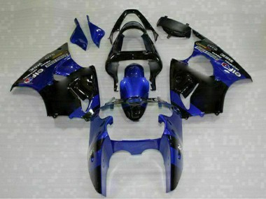 Venta Carenados Moto Kawasaki ZX6R 2000-2002 - Azul Negro Brillante Elf Bridgestone