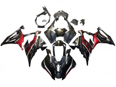 Venta Carenados Moto BMW S1000RR 2019-2022 - Negro Rojo Oscuro