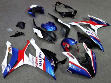 Venta Carenados Moto BMW S1000RR 2019-2022 - Blanco Azul Rojo Smiths