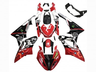Venta Carenados Moto BMW S1000RR 2017-2018 - Blanco Rojo Negro Mate Verde Monstruo