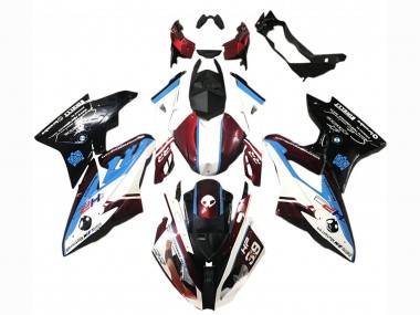 Venta Carenados ABS BMW S1000RR 2017-2018 - Blanco Azul Rojo Negro Brillante