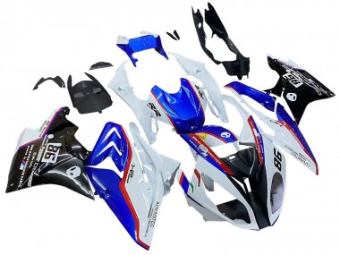 Venta Carenado Moto BMW S1000RR 2017-2018 - Blanco Azul Rojo Negro Brillante