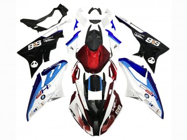 Venta Carenado Moto BMW S1000RR 2017-2018 - Blanco Azul Rojo Negro