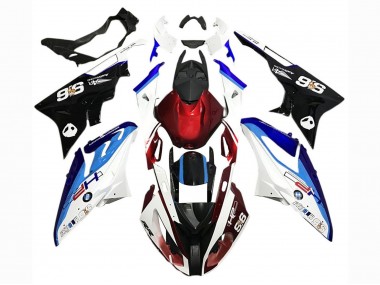 Venta Carenado Moto BMW S1000RR 2017-2018 - Blanco Azul Rojo Negro
