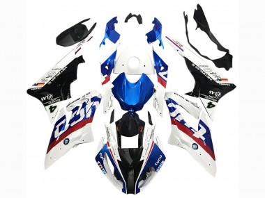 Venta Carenados Moto BMW S1000RR 2017-2018 - Blanco Azul Rojo Negro Brillante Tyco