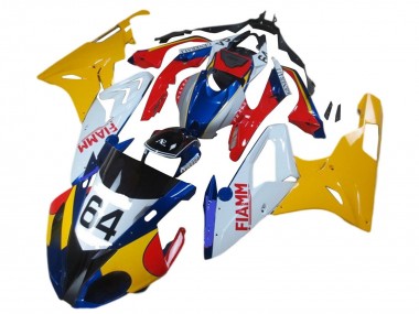 Venta Carenados Moto BMW S1000RR 2017-2018 - Amarillo Blanco Rojo Azul Fiamm 64