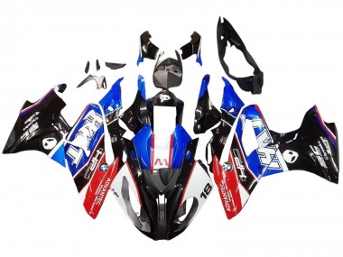 Venta Carenado Moto BMW S1000RR 2015-2016 - Azul Rojo Negro Brillante