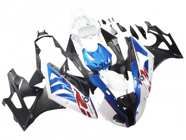 Venta Carenados Moto BMW S1000RR 2009-2014 - Blanco Azul Negro Mate