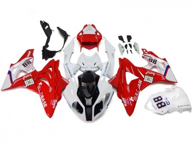 Venta Carenados Moto BMW S1000RR 2009-2014 - Blanco Rojo
