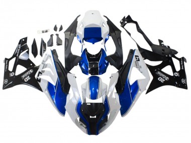 Venta Carenados Moto BMW S1000RR 2009-2014 - Blanco Azul Negro Brillante Castrol