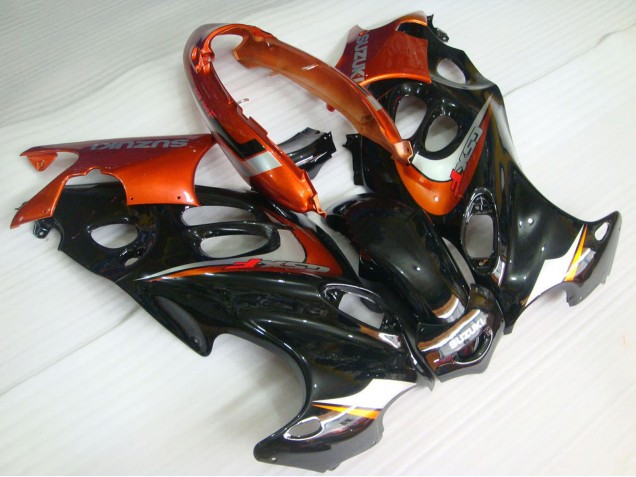 Venta Carenados Moto Suzuki GSX600F/GSX750F 2004-2006 - Negro Brillante Naranja