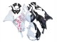 Venta Carenados Moto Kawasaki ZX6R 2023-2025 - Negro Blanco Flower