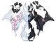 Venta Carenados Moto Kawasaki ZX6R 2023-2025 - Negro Blanco Flower