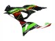 Venta Carenados Moto Kawasaki ZX6R 2023-2025 - Verde Negro Rojo Amarillo Dunlop