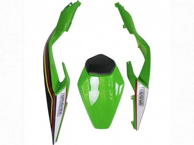 Venta Carenados Moto Kawasaki ZX6R 2023-2025 - Verde Negro Rojo Amarillo Dunlop