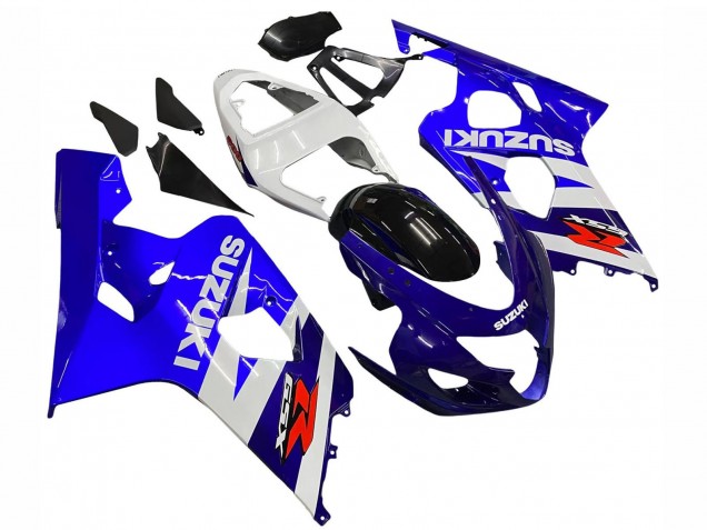 Venta Kits Carenado Moto Suzuki GSXR 600 / GSXR 750 2004-2005 - Blanco Azul Negro Rojo