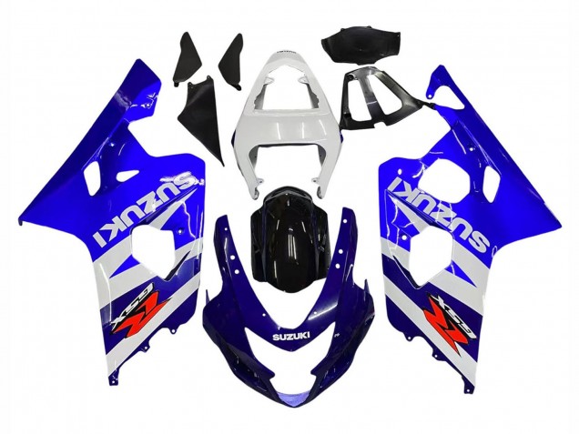 Venta Kits Carenado Moto Suzuki GSXR 600 / GSXR 750 2004-2005 - Blanco Azul Negro Rojo