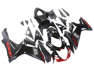 Venta Carenados Moto Suzuki GSXR 600 / GSXR 750 2011-2024 - Negro Gris Rojo Línea