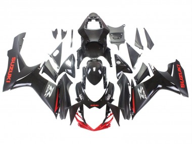 Venta Carenados Moto Suzuki GSXR 600 / GSXR 750 2011-2024 - Negro Gris Rojo Línea