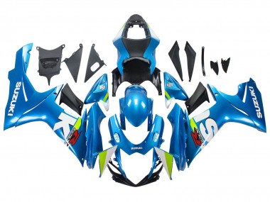 Venta Carenados Moto Suzuki GSXR 600 / GSXR 750 2011-2024 - Azul Claro Verde Blanco Rojo