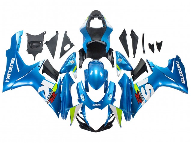 Venta Carenados Moto Suzuki GSXR 600 / GSXR 750 2011-2024 - Azul Claro Verde Blanco Rojo