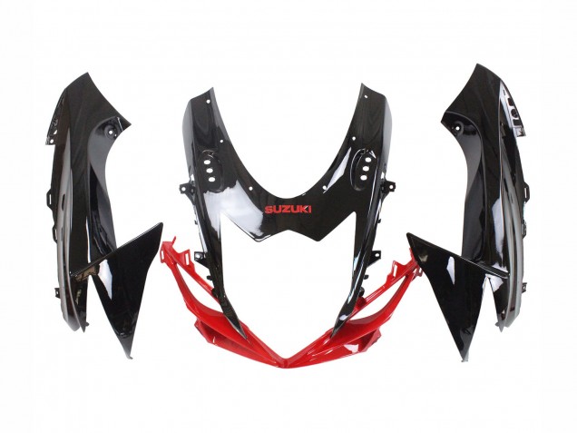 Venta Kits Carenado Moto Suzuki GSXR 600 / GSXR 750 2011-2024 - Rojo Negro Brillante