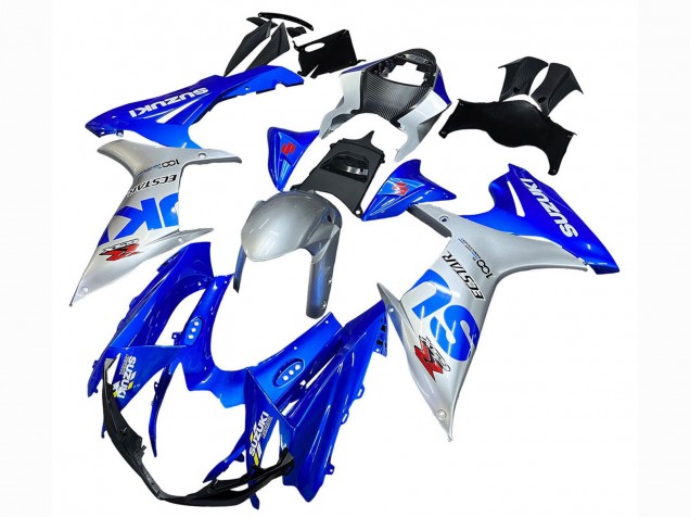 Venta Carenados Moto Suzuki GSXR 600 / GSXR 750 2011-2024 - Azul Plata Ecstar
