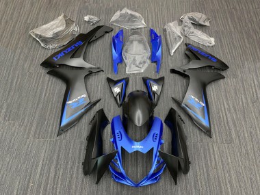 Venta Kits Carenado Moto Suzuki GSXR 600 / GSXR 750 2011-2024 - Azul Negro Mate