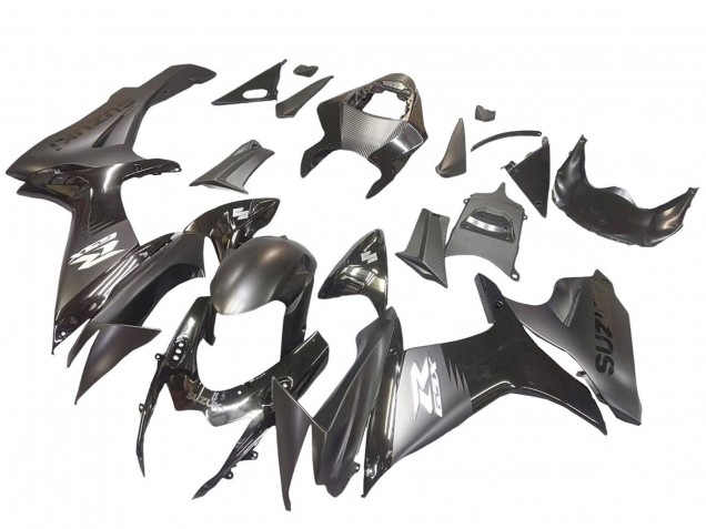 Venta Carenados Moto Suzuki GSXR 600 / GSXR 750 2011-2024 - Negro Mate Negro Brillante Blanco Calcomanía