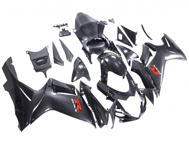 Venta Carenados Moto Suzuki GSXR 600 / GSXR 750 2011-2024 - Negro FibraCarbono Rojo