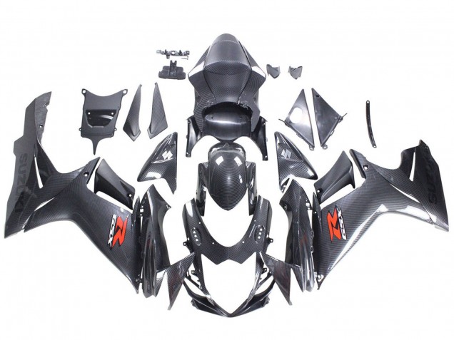 Venta Carenados Moto Suzuki GSXR 600 / GSXR 750 2011-2024 - Negro FibraCarbono Rojo