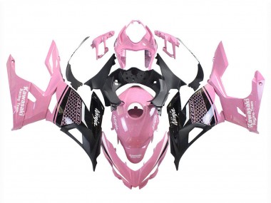 Venta Carenados Moto Kawasaki Ninja 400 2018-2024 - Rosa Negro Mate Honeycomb