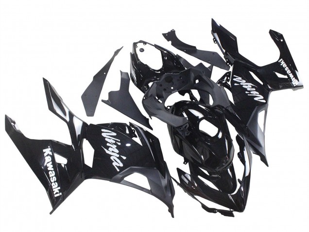 Venta Carenados Moto Kawasaki Ninja 400 2018-2024 - Negro Brillante Negro Mate Blanco Calcomanías