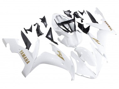 Venta Carenados Moto Yamaha YZF 1000 R1 2004-2006 - Blanco Oro Calcomanías