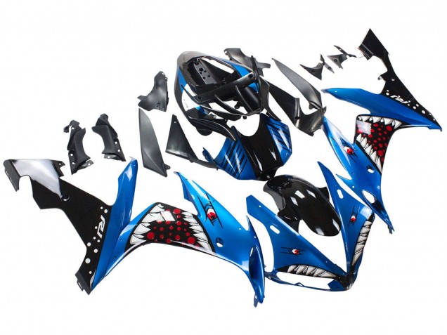 Venta Carenados Moto Yamaha YZF 1000 R1 2004-2006 - Azul Negro Rojo Blanco Tiburón