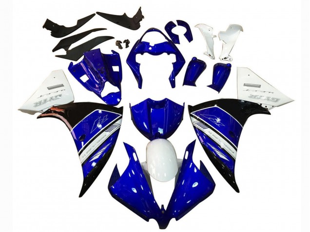 Venta Carenado Moto Yamaha YZF 1000 R1 2012-2014 - Blanco Azul Negro