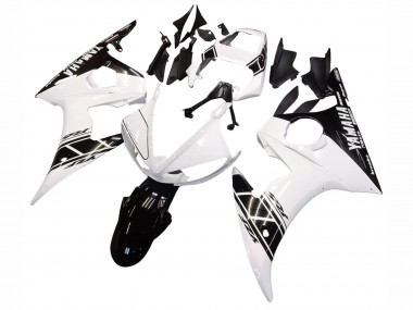 Venta Carenado Moto Yamaha YZF R6 2003-2004 - Blanco Negro Brillante