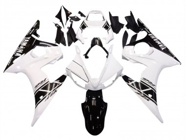 Venta Carenado Moto Yamaha YZF R6 2003-2004 - Blanco Negro Brillante