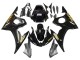 Venta Carenados Moto Yamaha YZF R6 2003-2004 - Negro Brillante Oro Calcomanías