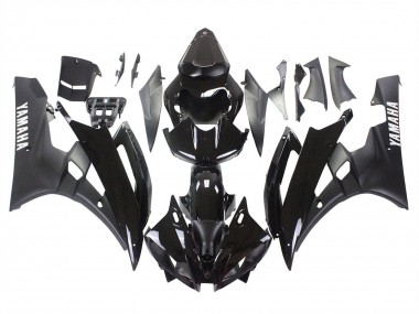 Venta Carenados Moto Yamaha YZF 600 R6 2006-2007 - Negro Brillante Negro Mate