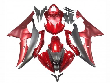 Venta Carenados Moto Yamaha YZF 600 R6 2008-2016 - Rojo Gris