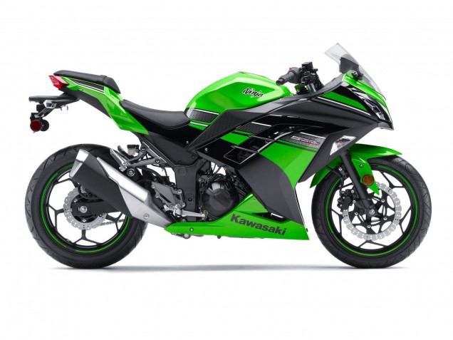Venta Carenado Moto Kawasaki EX300 2013-2024 - Verde Negro
