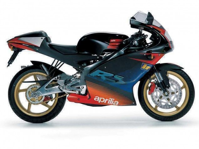 Venta Carenados Moto Aprilia RS125 2000-2005 - Negro Rojo Plata