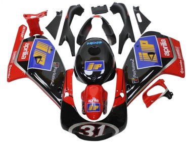 Venta Carenados Moto Aprilia RS125 2000-2005 - Negro Rojo Azul Plata 31