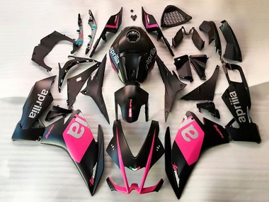 Venta Carenados Moto Aprilia RS125 2006-2011 - Negro Mate Rosa