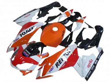 Venta Carenados Moto Aprilia RS125 2006-2011 - Blanco Naranja Rojo Repsol