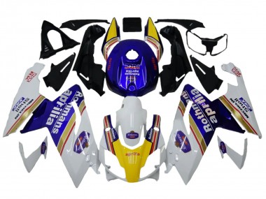 Venta Carenados Moto Aprilia RS125 2006-2011 - Blanco Azul Amarillo Rothmans