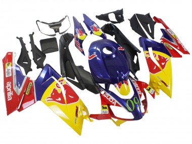Venta Carenados Moto Aprilia RS125 2006-2011 - Amarillo Azul Oscuro Rojo Bull